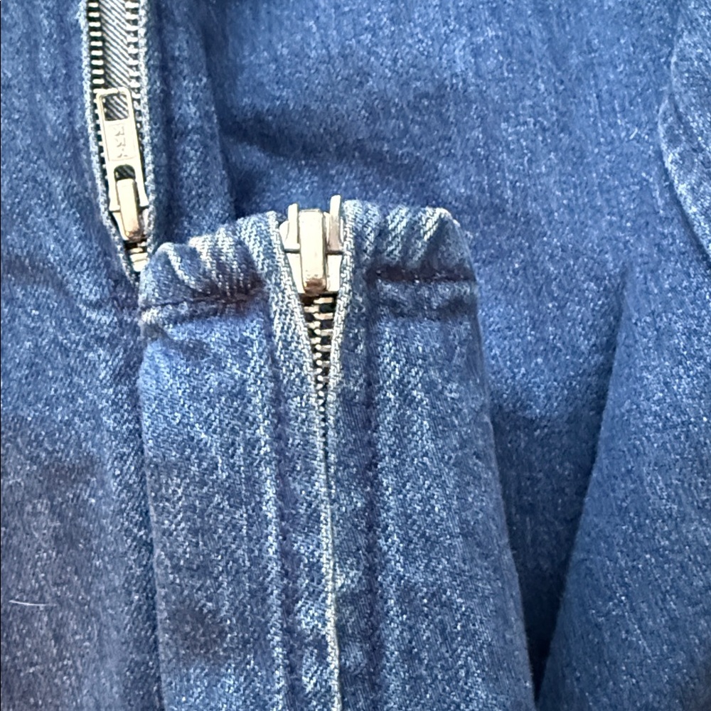 PARIS ATELIER & OTHER STORIES Long Sleeve Denim Mini Dress - Picture 3 of 3